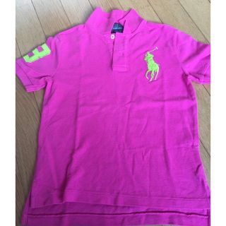 ポロラルフローレン(POLO RALPH LAUREN)のポロラルフ・ローレン 5T 120 ポロシャツ ピンク(Tシャツ/カットソー)