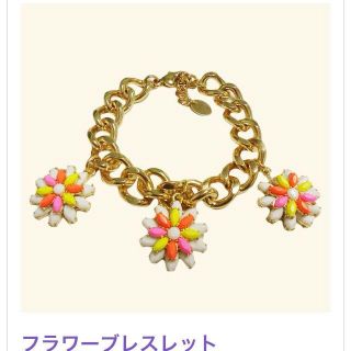 クレアーズ(claire's)の☆新品☆送料込☆フラワービジューブレス(ブレスレット/バングル)