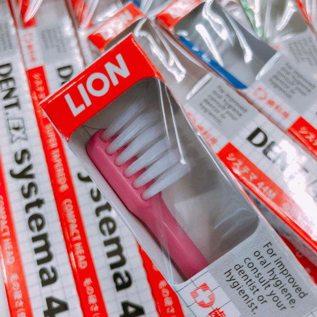 DENT.EX systema 【LION】お試し3本‼️ コスメ/美容のオーラルケア(歯ブラシ/デンタルフロス)の商品写真