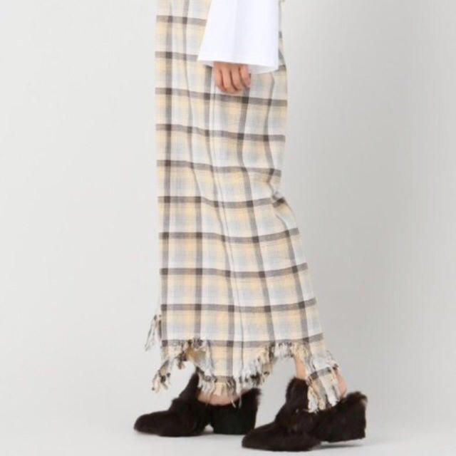 ファセッタズム facetasm チェックパンツ FACETASM ファセッタズム フリンジフレアチェックパンツ kohh