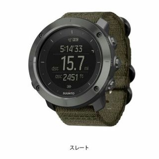 スント(SUUNTO)のSUUNTO TRAVERSE SLATE　スント トラバース スレート腕時計(腕時計)