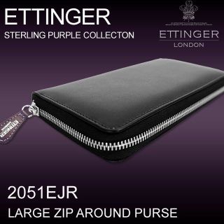 エッティンガー(ETTINGER)のエッティンガー 長財布  ETTINGER ラウンドファスナー財布 カーフレザー(長財布)