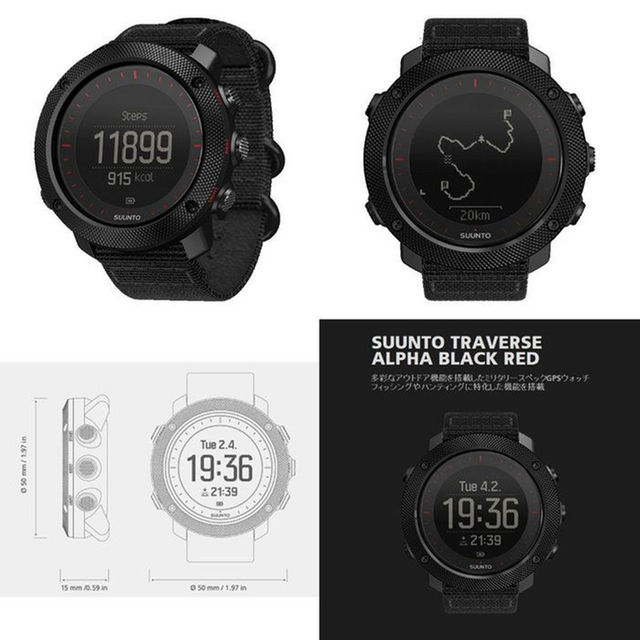 SUUNTO(スント)の限定　スント トラバース　アルファSUUNTO TRAVERSE ALPHA レディースのファッション小物(腕時計)の商品写真