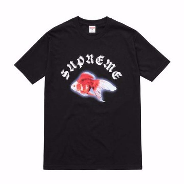 ■Supreme/Sasquatchfabrix 金魚 tee Tシャツ L 黒
