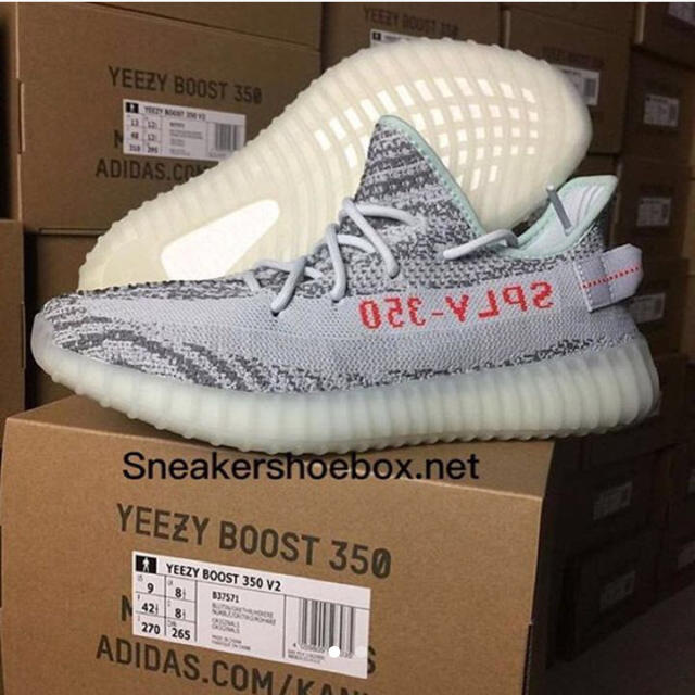 adidas(アディダス)の込27.0cm yeezy boost 350 v2 blue tint メンズの靴/シューズ(スニーカー)の商品写真