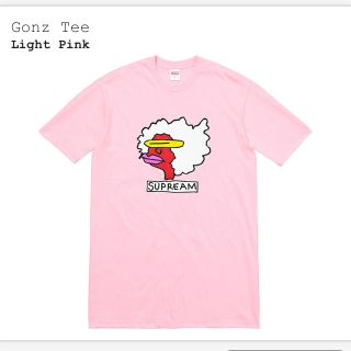 シュプリーム(Supreme)のSUPREME GONZ TEE LIGHT PINK Lサイズ新品 (Tシャツ/カットソー(半袖/袖なし))