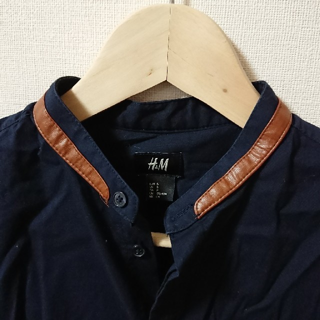H&M(エイチアンドエム)のH&M スタンドカラーシャツ メンズのトップス(シャツ)の商品写真