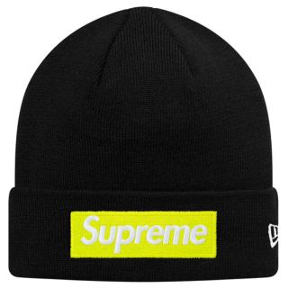 シュプリーム(Supreme)のNew Era® Box Logo Beanie Black(ニット帽/ビーニー)