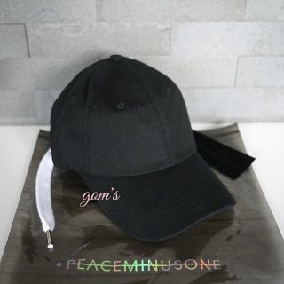 ピースマイナスワン(PEACEMINUSONE)の【正規品】PEACEMINUSONE SHOELACE CAP #2_WHITE(キャップ)