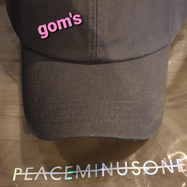 PEACEMINUSONE(ピースマイナスワン)の【正規品】PEACEMINUSONE SHOELACE CAP #2_BLACK メンズの帽子(キャップ)の商品写真