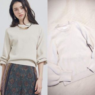 ユナイテッドアローズ(UNITED ARROWS)の16’UNITED TOKYO♡バルーンスリーブニット♡ベージュ(ニット/セーター)