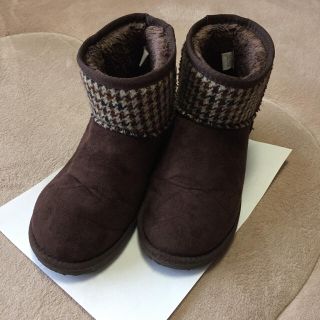 ハリスツイード(Harris Tweed)のハリスツイード ムートンブーツ L(ブーツ)