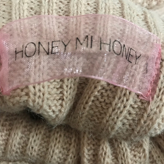 Honey mi Honey(ハニーミーハニー)のレースアップニット レディースのトップス(ニット/セーター)の商品写真
