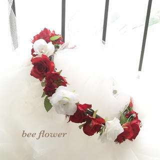 バラの花かんむり〜rose crown〜(ヘッドドレス/ドレス)