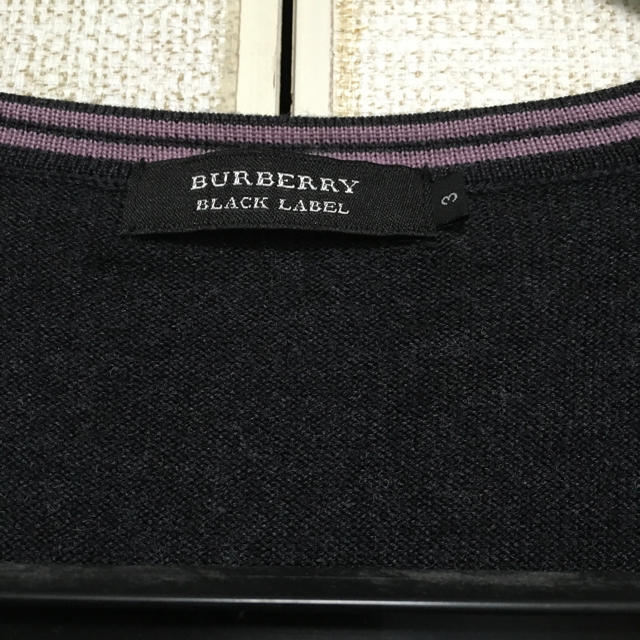 BURBERRY BLACK LABEL(バーバリーブラックレーベル)のボノ様専用 美品 バーバリー ブラックレーベル カーディガン メンズのトップス(カーディガン)の商品写真