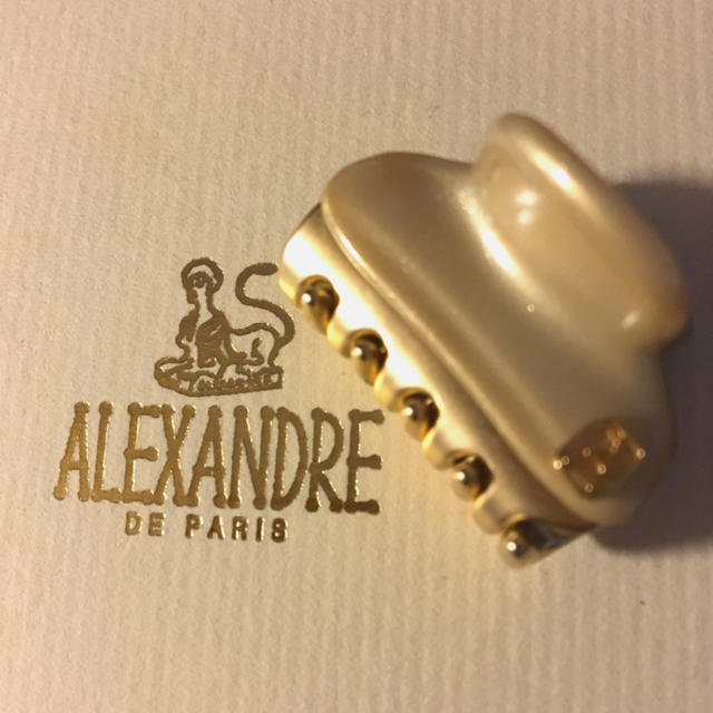 Alexandre de Paris(アレクサンドルドゥパリ)のsさまどうもありがとうございます♡  ミニクリップ♡シャンパンゴールド レディースのヘアアクセサリー(バレッタ/ヘアクリップ)の商品写真