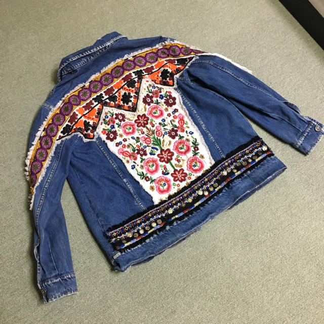 新品未使用 送料込 訳あり ZARA メキシカンGジャン