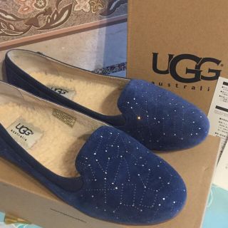 アグ(UGG)の【UGG】きらきら 星座☆フラットシューズ  サイズ6.5(バレエシューズ)