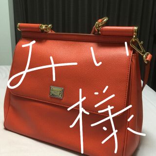 ドルチェアンドガッバーナ(DOLCE&GABBANA)の【みい様専用】ドルチェ&ガッパーナ 2way レザーバッグ(ハンドバッグ)