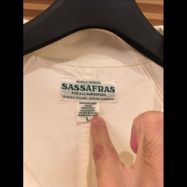 SASSAFRAS(ササフラス)のササフラス  ロクヨンクロス ジャケット　60/40 Lサイズ メンズのジャケット/アウター(Gジャン/デニムジャケット)の商品写真