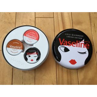 ヴァセリン(Vaseline)のヴァセリン リップ ルルギネスデザイン3個セット(リップケア/リップクリーム)