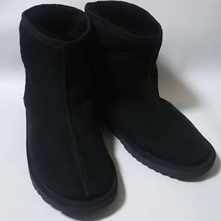 アグ(UGG)の限定!アグUGG高級オーストラリア製ムートンブーツ黒人気の希少デザイン早い者勝ち(ブーツ)