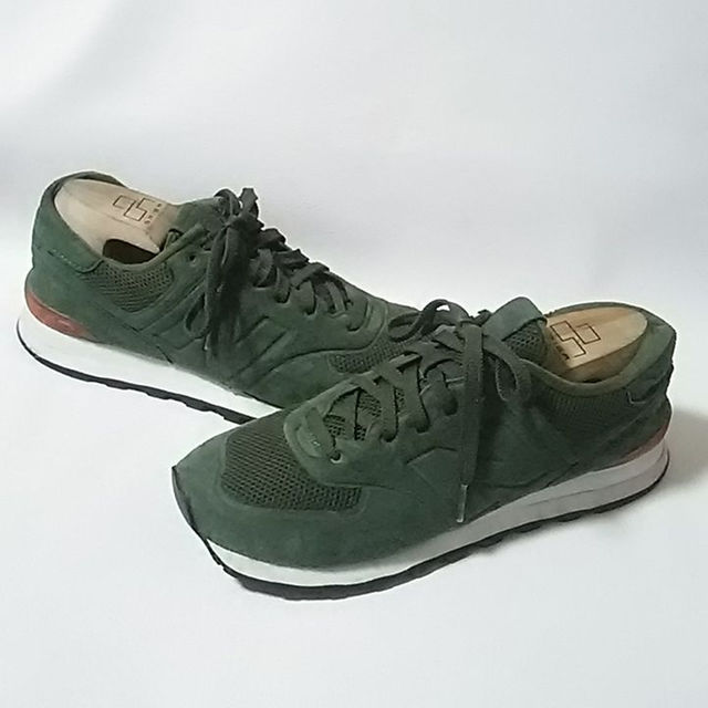 New Balance(ニューバランス)の希少ミリタリー!ニューバランス574スニーカー海外限定カーキ5769961300 メンズの靴/シューズ(スニーカー)の商品写真