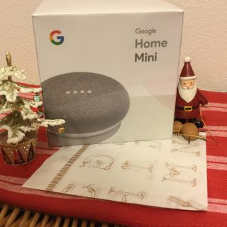 アンドロイド(ANDROID)の新品未開封 google home mini 白 チョーク色(スピーカー)