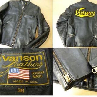 バンソン(VANSON)の509b VANSON バンソン シングルライダースレザーJKT■36(レザージャケット)