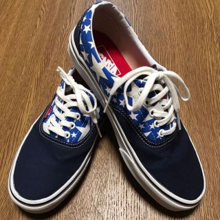 ヴァンズ(VANS)のバンズ エラ (スターズ)ドレスブルース/トゥルーホワイト(スニーカー)