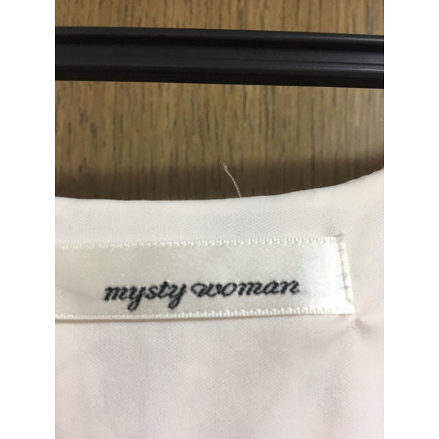 mysty woman(ミスティウーマン)の胸元切替ワンピース レディースのワンピース(ひざ丈ワンピース)の商品写真