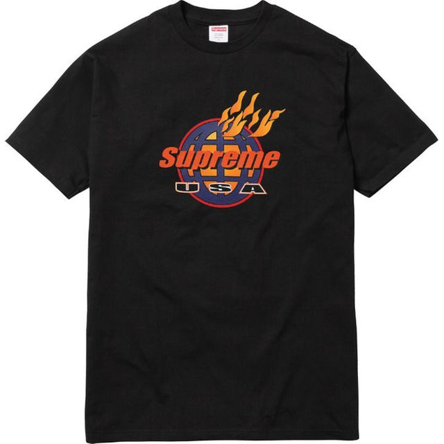 Fire Tee　シュプリーム　Tシャツ　Sサイズ