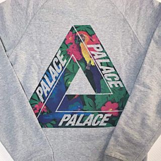 シュプリーム(Supreme)のPALACE cruwneck sweat アロハ柄 S(スウェット)