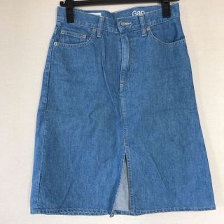 ギャップ(GAP)のGAP  美品 デニムスカート(ひざ丈スカート)