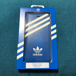 アディダス(adidas)のadidas iPhone7、8ケース ブルー(iPhoneケース)