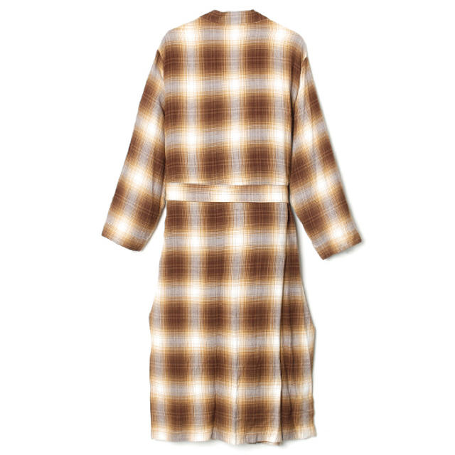 Sale‼️ pheeny    rayon ombre check robe 2