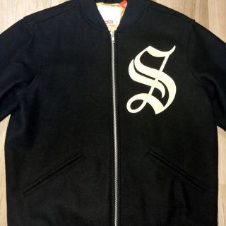 シュプリーム(Supreme)のSupreme Old English Zip Varsity(スタジャン)