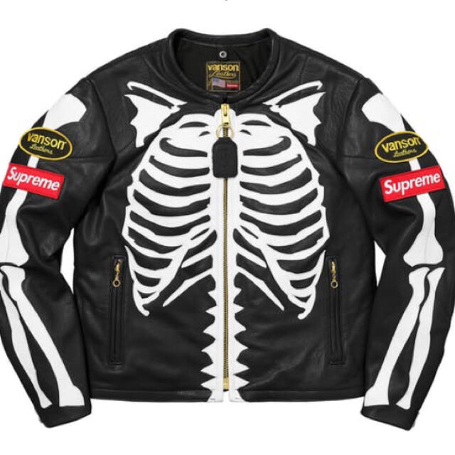 M supreme vanson Leather bones jacket