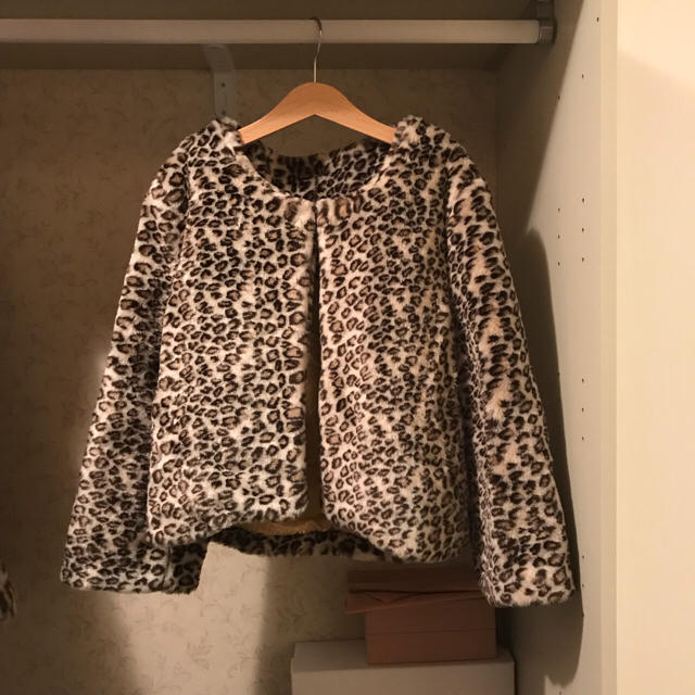 leopard coat.