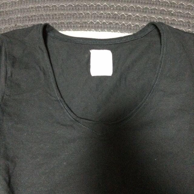 ZARA(ザラ)のZARAの黒Tシャツ レディースのトップス(Tシャツ(半袖/袖なし))の商品写真