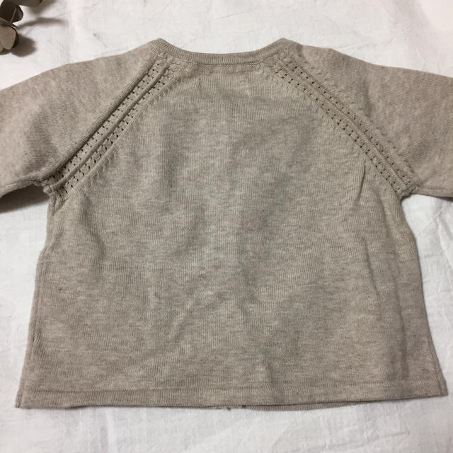 ZARA KIDS(ザラキッズ)の◇zara babyザラベイビー ベージュ カーディガン 74 キッズ/ベビー/マタニティのベビー服(~85cm)(カーディガン/ボレロ)の商品写真