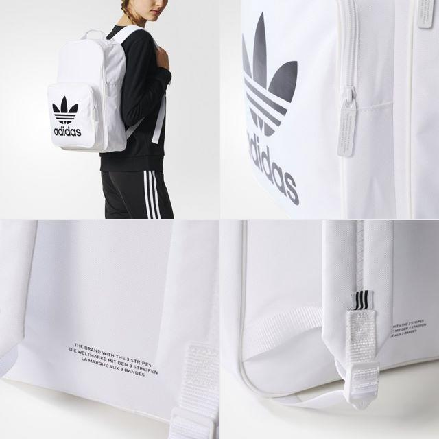 adidas(アディダス)の白【新品/即納OK】adidas オリジナルス リュック バックパック 2017 メンズのバッグ(バッグパック/リュック)の商品写真