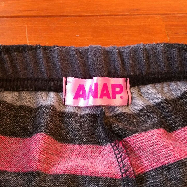 ANAP(アナップ)のANAP 　ボーダー　レギンス レディースのパンツ(その他)の商品写真