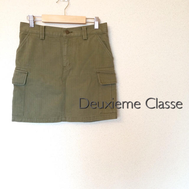 DEUXIEME CLASSE(ドゥーズィエムクラス)のドゥーズィエムクラス カーゴ ミニスカート 36 レディースのスカート(ミニスカート)の商品写真