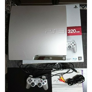 プレイステーション3(PlayStation3)のPS3 FW3.55 送料込み シルバー(家庭用ゲーム機本体)
