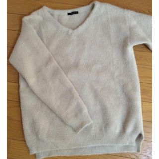 アーバンリサーチロッソ(URBAN RESEARCH ROSSO)の専用出品 Marshmallowyarn Vneck プルオーバー【ベージュ】(ニット/セーター)