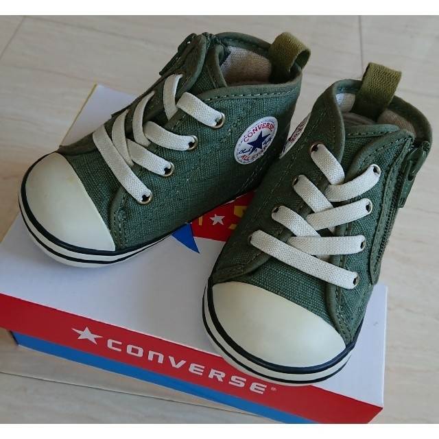 Converse 未使用 コンバースconverse ベビーオールスター オリーブ 12 5cmの通販 By まーご S Shop コンバース ならラクマ