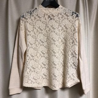 マウジー(moussy)のMOUSSY レースTOPS(カットソー(長袖/七分))