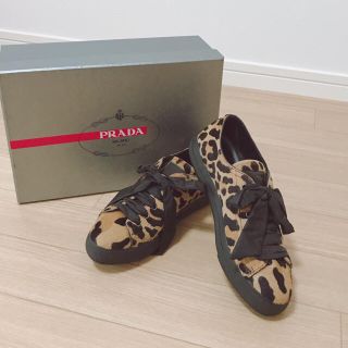 プラダ(PRADA)の希少 PRADA  レオパードシューズ(スニーカー)