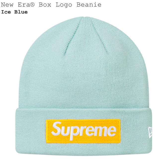 Supreme(シュプリーム)のSupreme Box Logo Beanie Ice Blue メンズの帽子(ニット帽/ビーニー)の商品写真